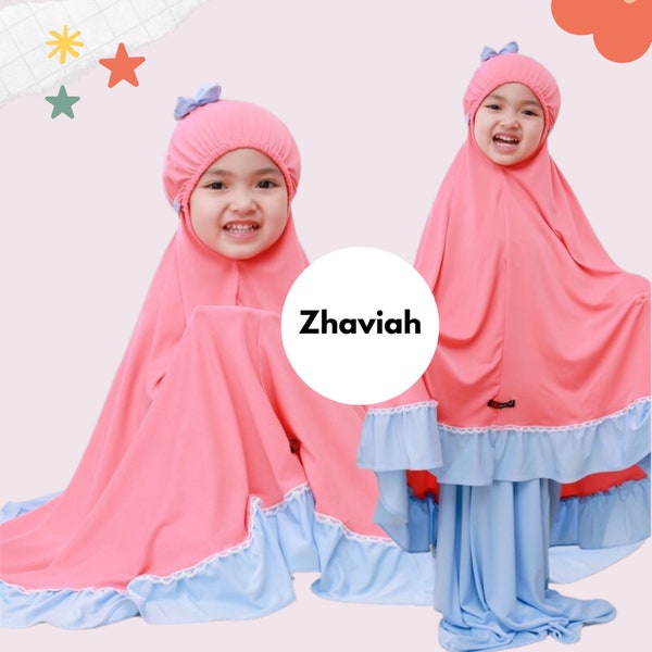 Muslim Baby Prayer Salah Dress for 1-9 Years, Little Baby Girl Abaya Prayer, Islamic Dress for Baby Girl