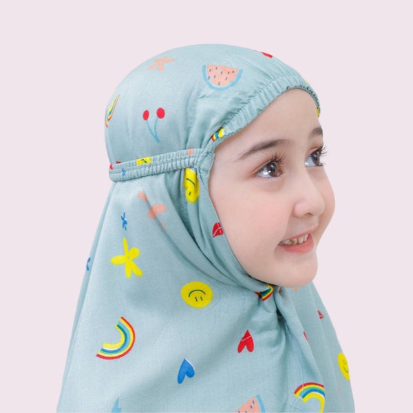 Abaya for Girl 9-12 Years, Kids Prayer Dress for Salah, Hijab for Kids, Islamic Kid Clothes, Muslim Kids Dress