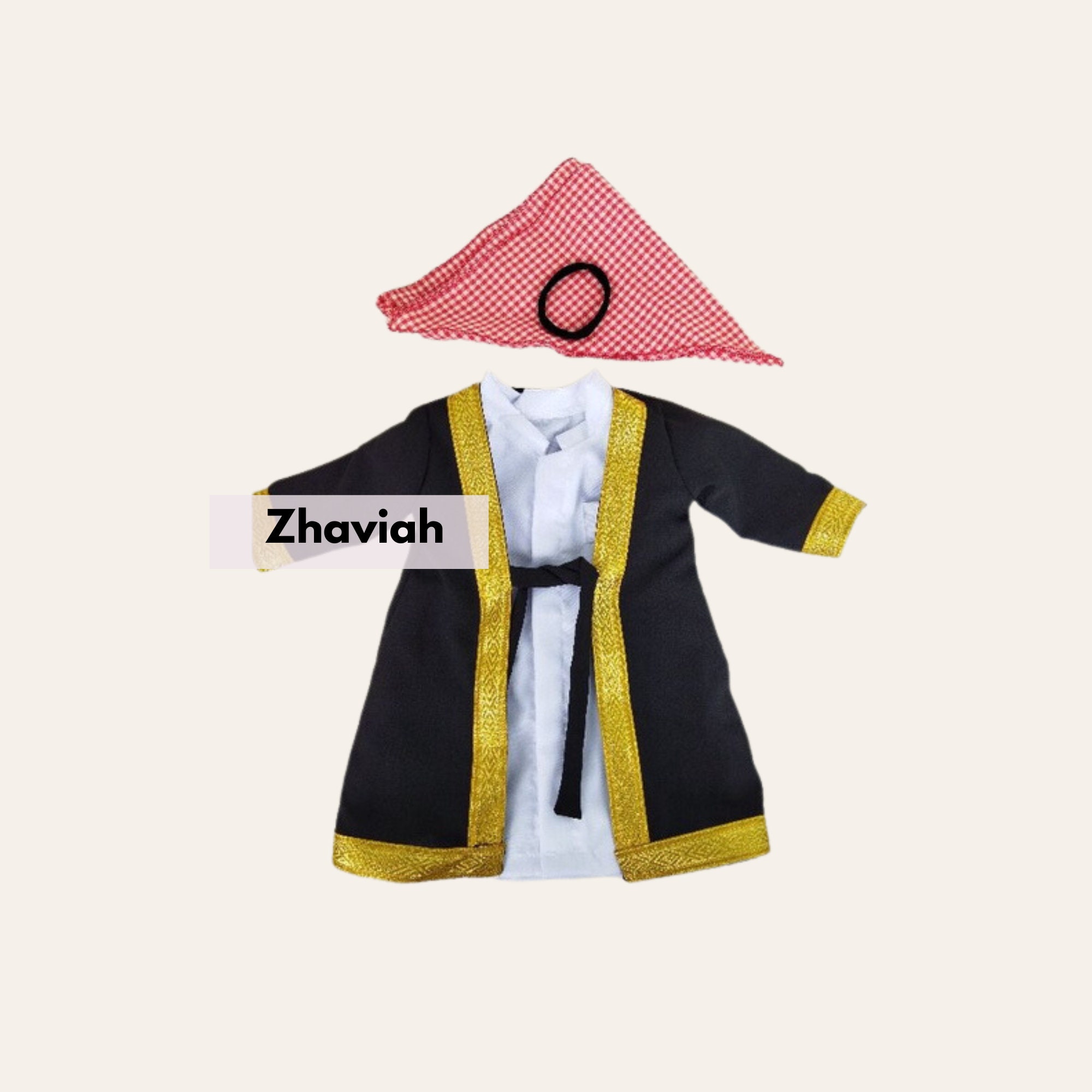 Kids Red Kuffiyeh Traditional Thobe