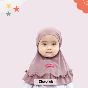 Muslim Baby Hijab, Little Baby Girl Hijab for 6 Months-8 Years, Child Hijab Scarves for Baby Girl