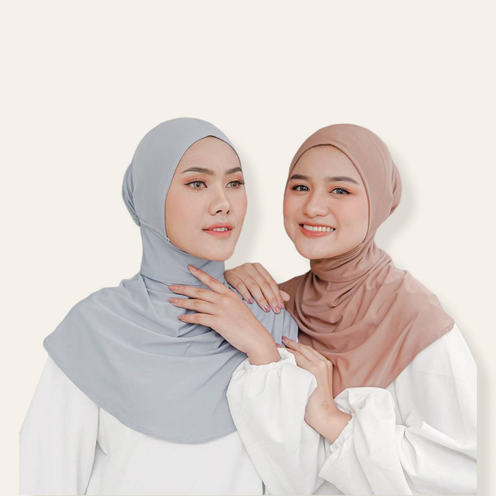 instant hijab with undercap