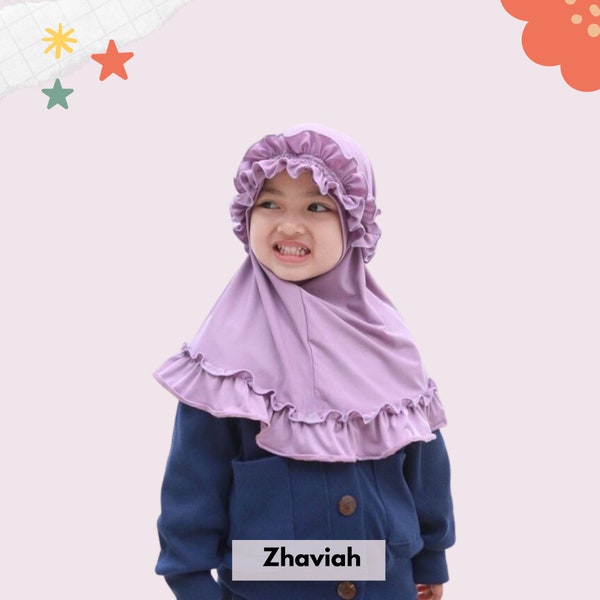 Muslim Baby Hijab, Little Baby Girl Hijab for 0-7 Years, Child Hijab Scarves for Baby Girl