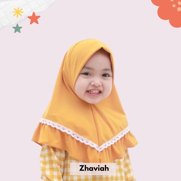 Baby Girl Hijab, Kids Hijab for 3-7 years, Muslim Baby Gift Hijab