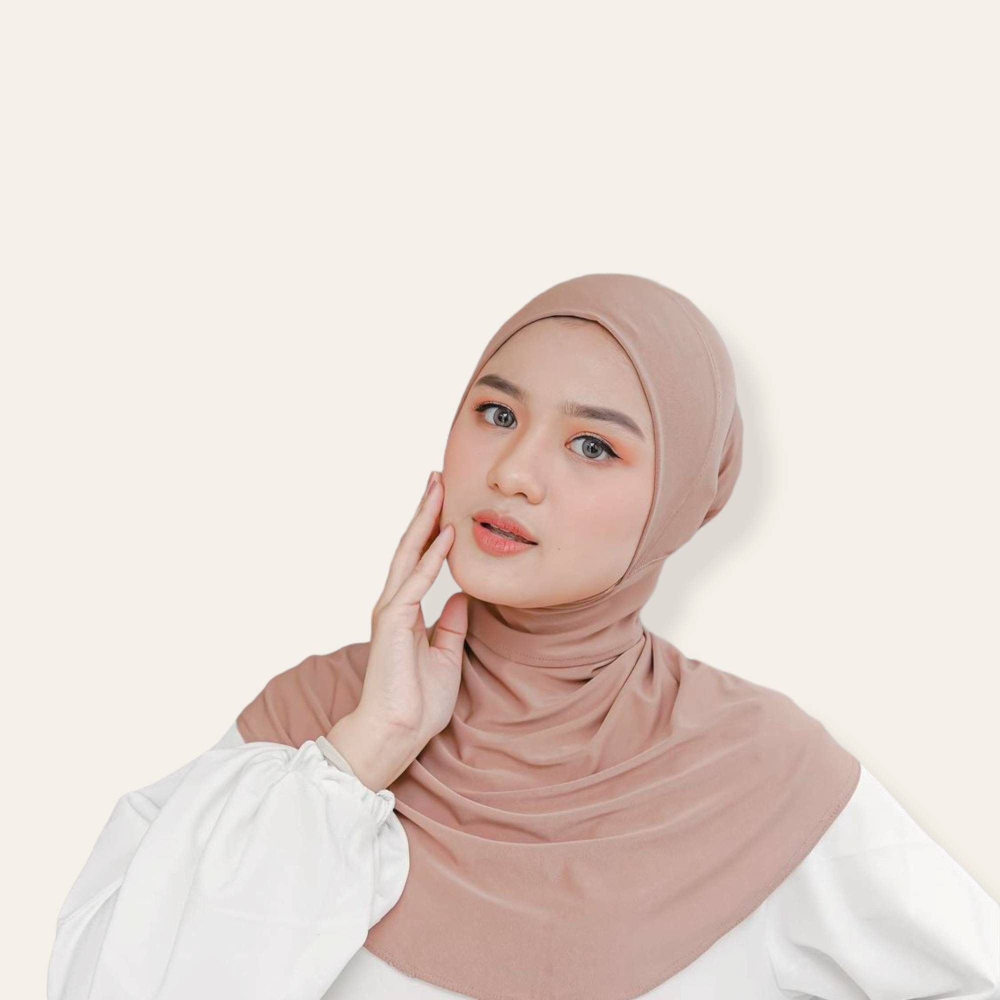instant hijab with undercap