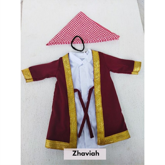 FYMNSI Tenue de prière pour nouveau-né musulman pour bébé