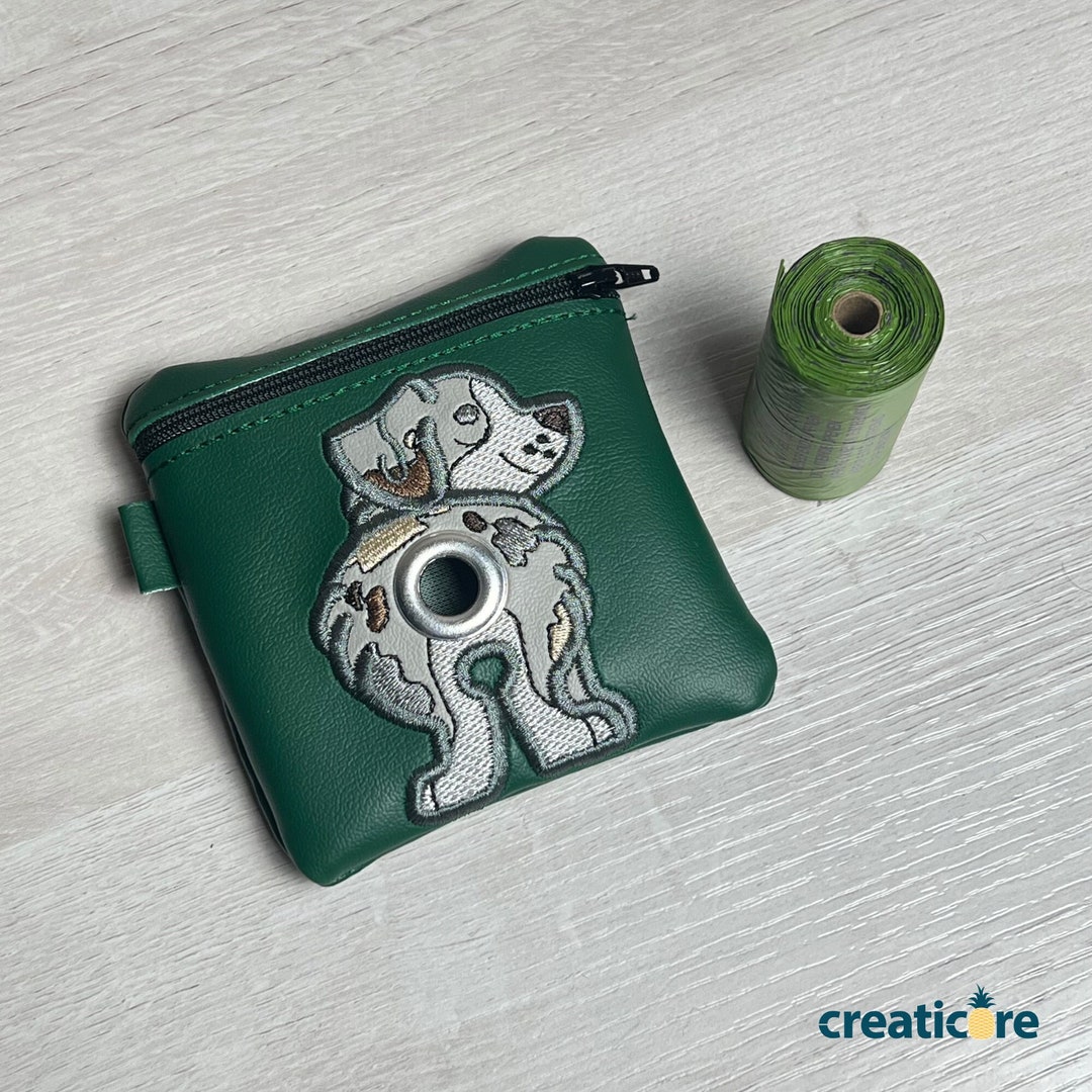 Dog Poop Bag Dispenser Butt, Funny Dog Accessories, Australian Shepherd