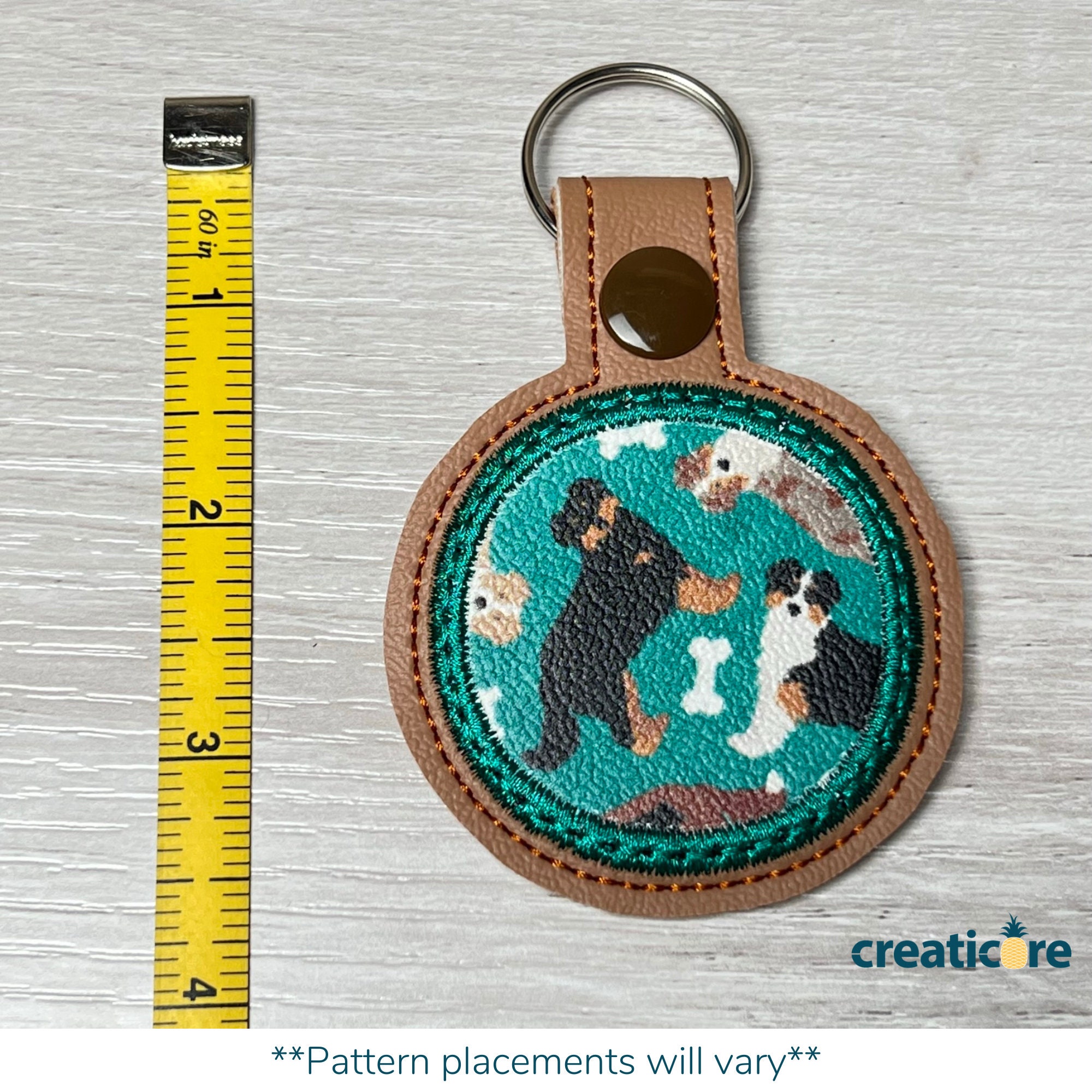 Australian Shepherd Keychain Aussie Dog Tag Dog Breed Etsy