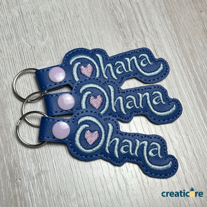 Ohana Means Family Ohana Keychain for Women Best Friend Etsy