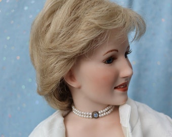 Princess Diana - OOAK - 31" Porcelain Doll - from Donna RuBert & Doll Artworks Mold