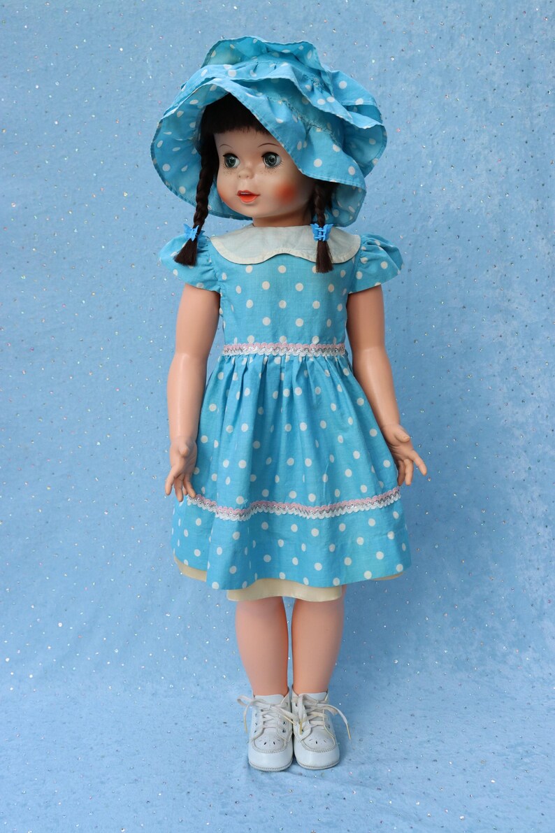 Uneeda - SEMCO - 60-tal - Walt Disney Pollyanna - 30" vinyldocka bild 3