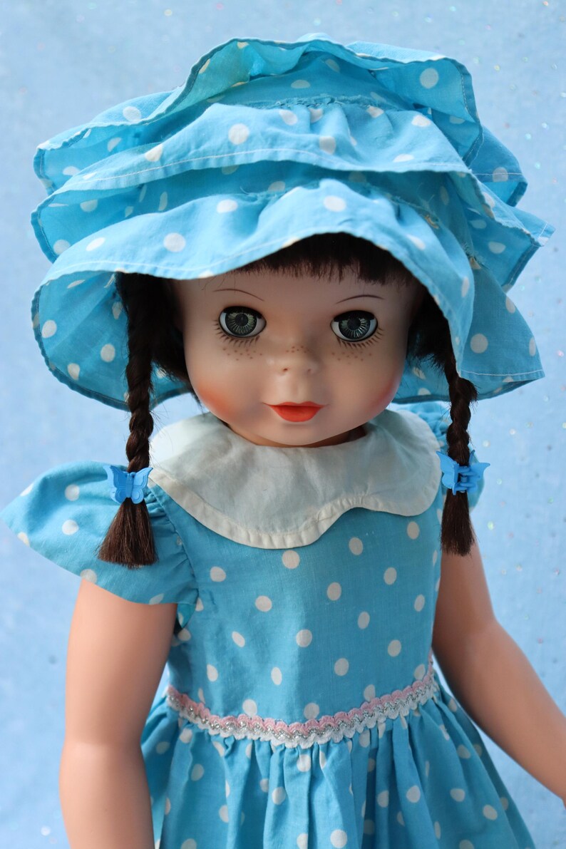 Uneeda - SEMCO - 60-tal - Walt Disney Pollyanna - 30" vinyldocka bild 19