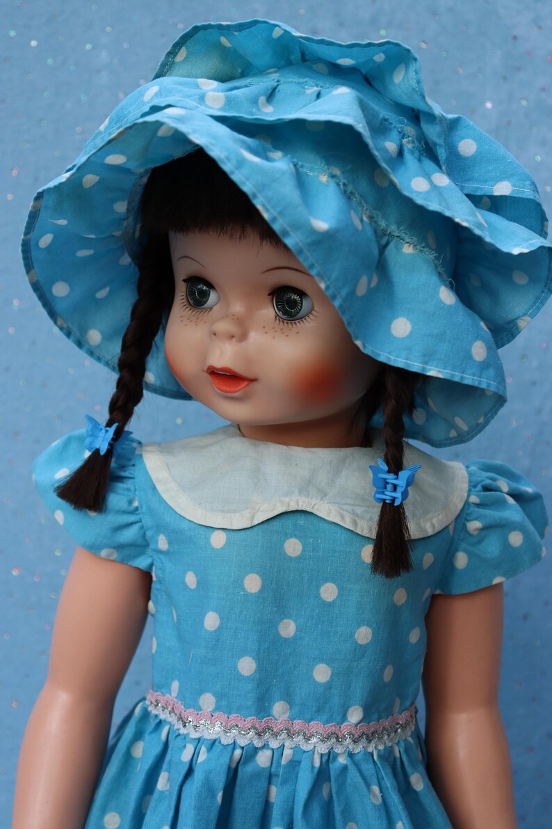 Uneeda - SEMCO - 60-tal - Walt Disney Pollyanna - 30" vinyldocka bild 14