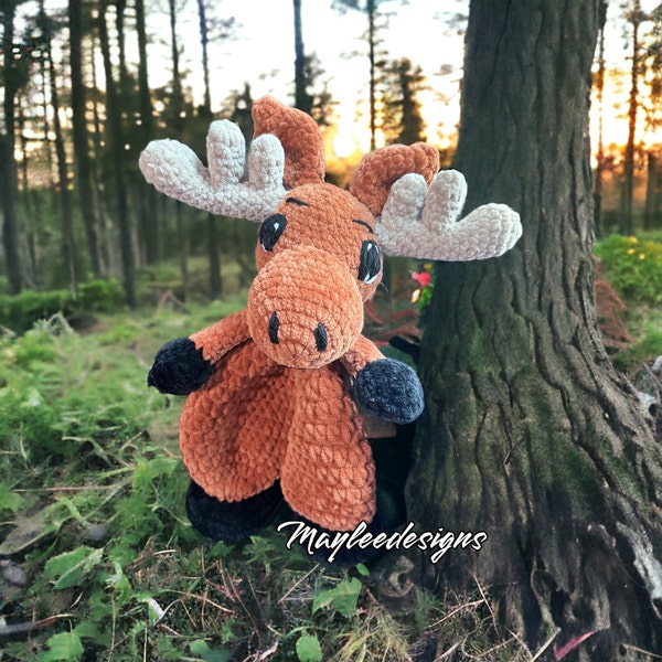 Waffles the moose lovey