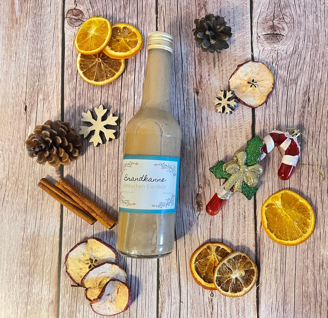 Cream Liqueur Gingerbread Flavor 350 Ml 15 Vol Etsy