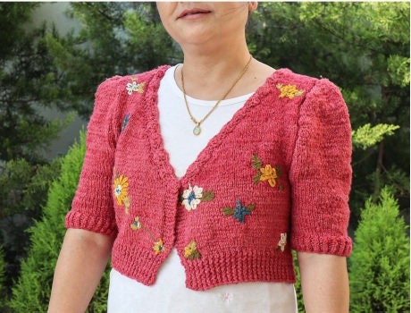Azalea Summer Cardigan Knitting Pattern - Etsy
