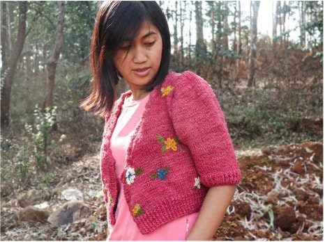 Azalea Summer Cardigan Knitting Pattern - Etsy