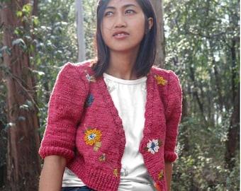 Azalea Summer Cardigan Knitting Pattern