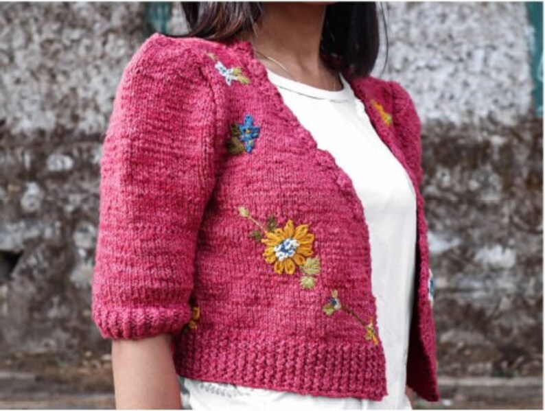 Azalea Summer Cardigan Knitting Pattern - Etsy