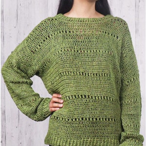 Beryl Sweater Crocheting Pattern