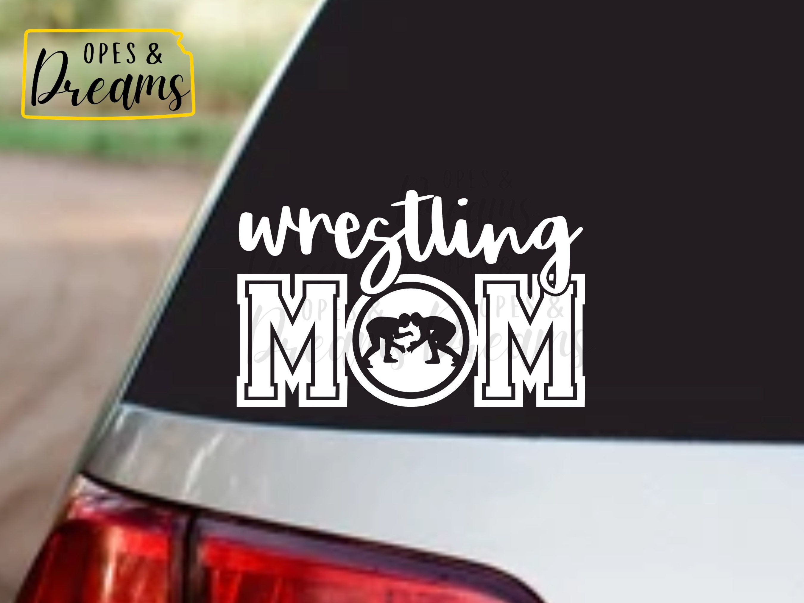 Wrestling Car Decals / Custom Wrestling Magnet / Wrestling