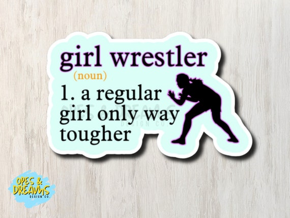 Wrestling' Sticker