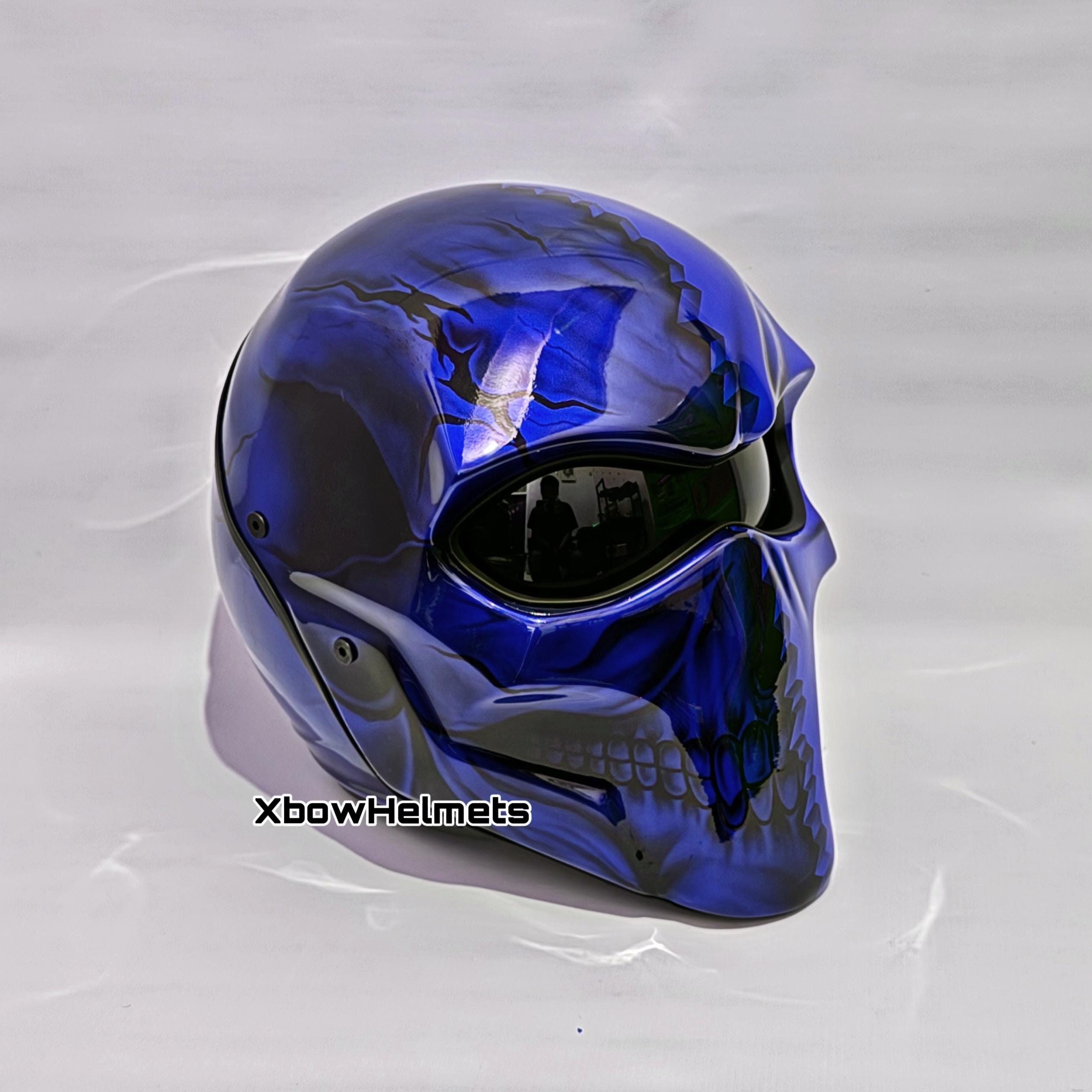 hjc cl-17 striker helmet blue HJC CL-17 Electric Snowmobile Helmet Striker White/Blue/Red