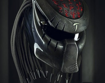 Top Predator Motorcycle Helmet Custom King Style (Aprobado por Dot & Ece)