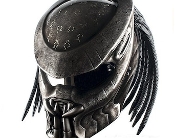 Custom Predator Motorcycle Helmet Style (Dot & Ece Approved)