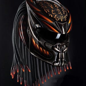Alien motorbike helmet hotsell