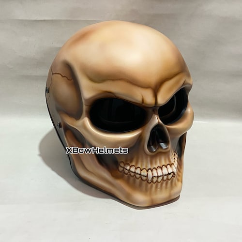 New Arrival Custom Skull Motorcycle Helmet (dot & Ece Approved) - Etsy