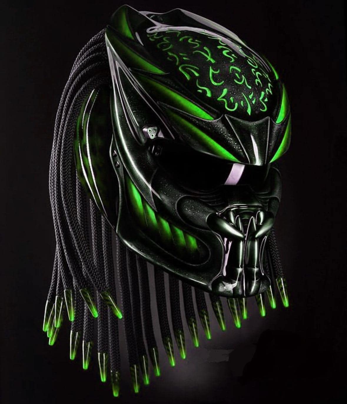 Máscara Casco Del Depredador Para Moto Precio Máscara Casco De