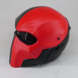 New Arrival DeathStroke Color Blocked Red And Black Dot & Ece Approved image 2