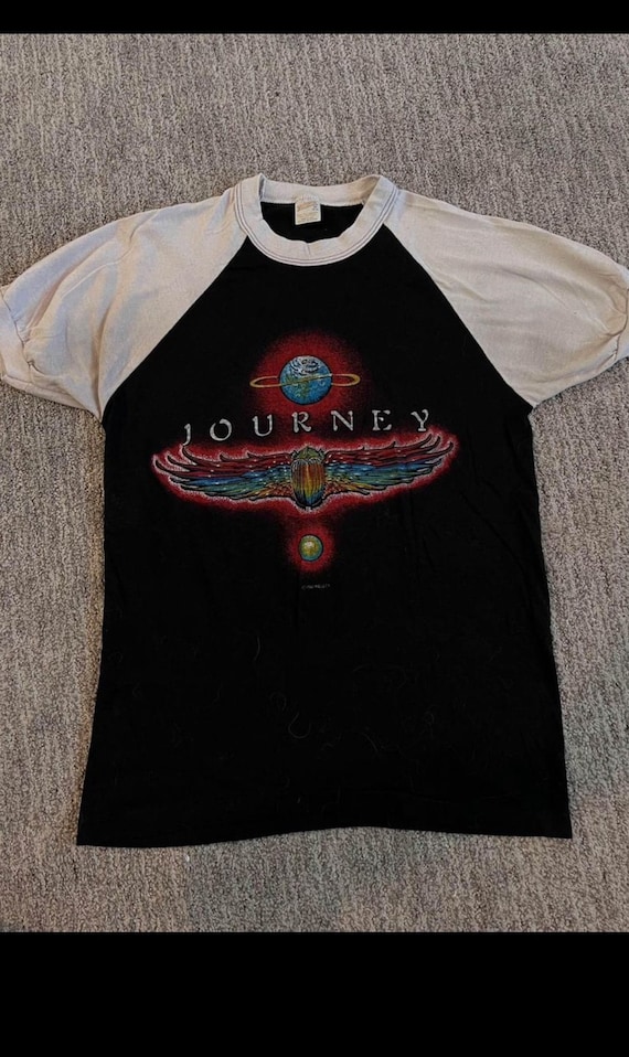 Vintage 1980 Journey Baseball T-shirt