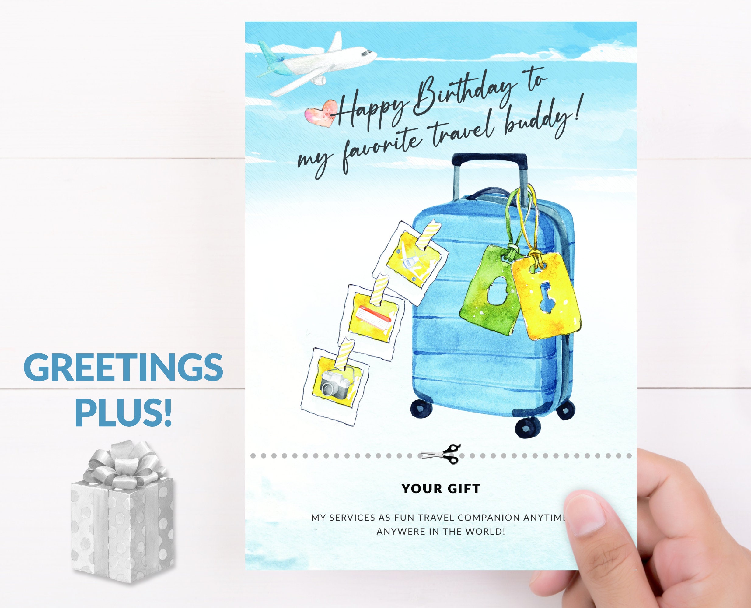 birthday card travel