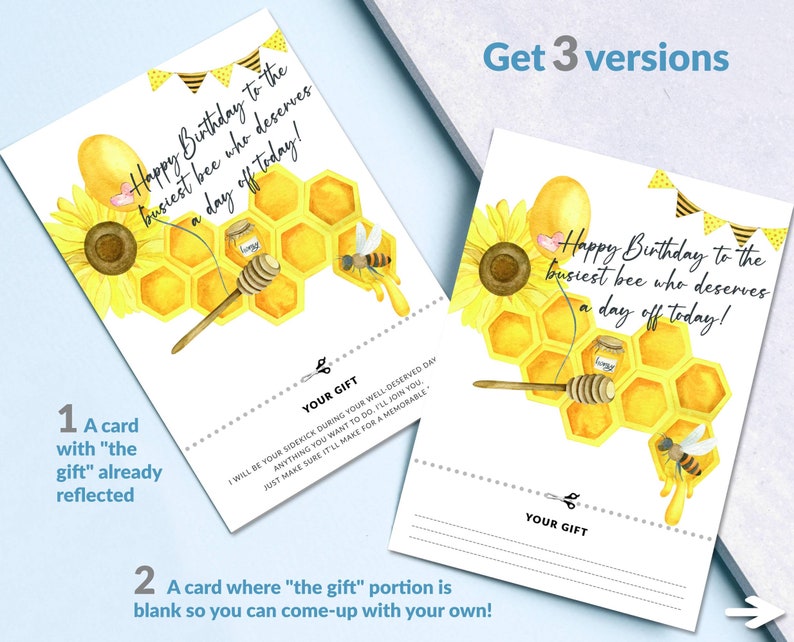 Printable Birthday Card for A Busy Bee Gifts & Cards That Care Unique