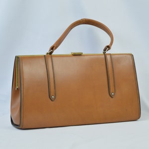 Vintage Leather Top Handle Bag - Scandinavian Crafted Classic, Timeless Elegance, Perfect for Any Occasion, retro gift for her