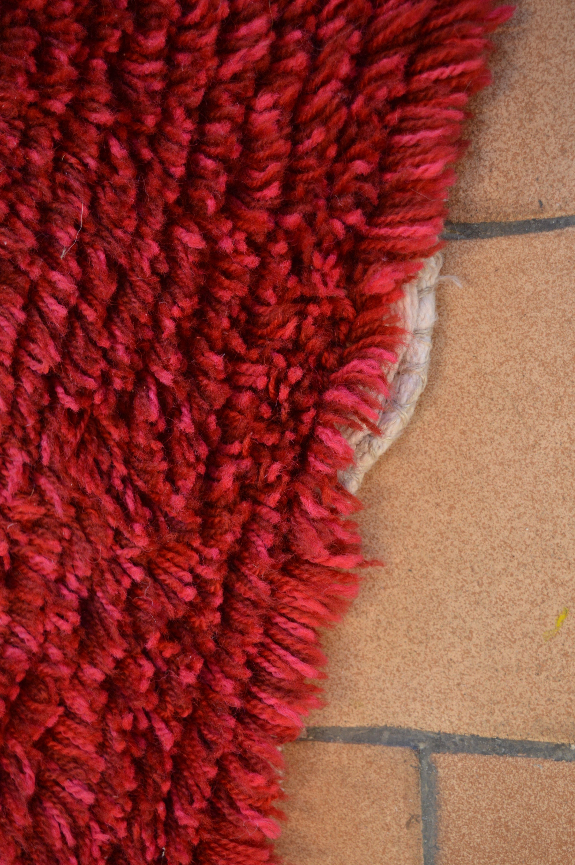 Authentic Swedish Rya Rug Modern Scandinavian Carpet, Midcentury