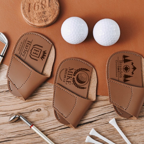 Custom Leather Golf Club Covers Etsy