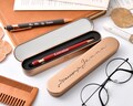 Engraved Rose Gold Pen Set, Personalized Pen Gift for Women, Customized Luxury Ballpoint Pens with Soft-Touch Finish and Gift Box