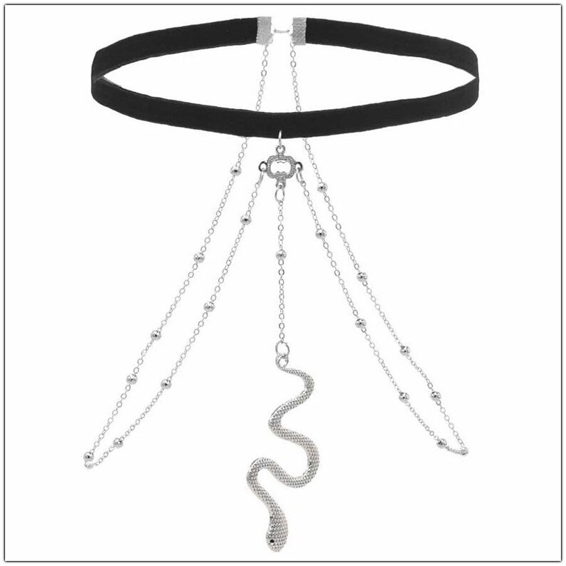 Gold Snake Leg Chain Silver Snake Leg Chain Gold Leg Chain Etsy