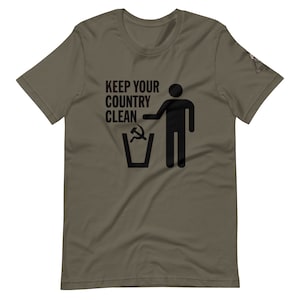 Short-Sleeve Unisex T-Shirt Keep Your Country Clean