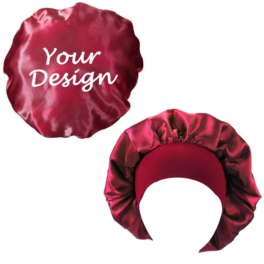Wholesale Hot Popular Designer Matching And Bonnets Headband Set Women Hair  Satin Bonnet Packaging Box/Bag With Custom Logo