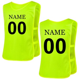 Soccer Pinnies Numbers, 12 Pcs Adult Football Pinny