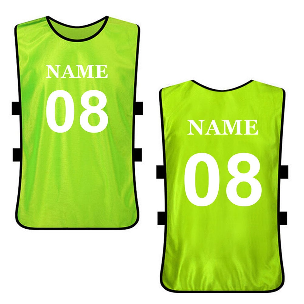 6 Pack Pinnies Scrimmage Vests Jersey Compatible Soccer Basketball Hockey  Adult