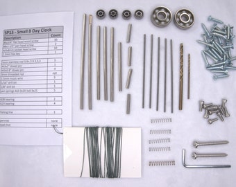 Kit di parti per orologio piccolo da 8 giorni SP13