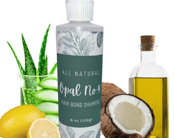 Natural Shampoo – Plant-Based Hair Cleanser | Infused with Coconut Oil and Aloe Vera | Gentle on Sensitive Skin | Made in USA