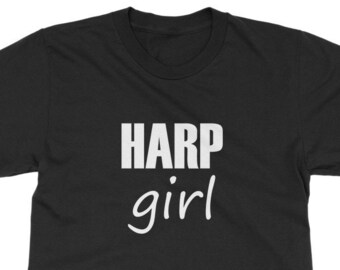 Harp Girl - Harpist T Shirt | Classic Fit Unisex Adult Tee Shirt