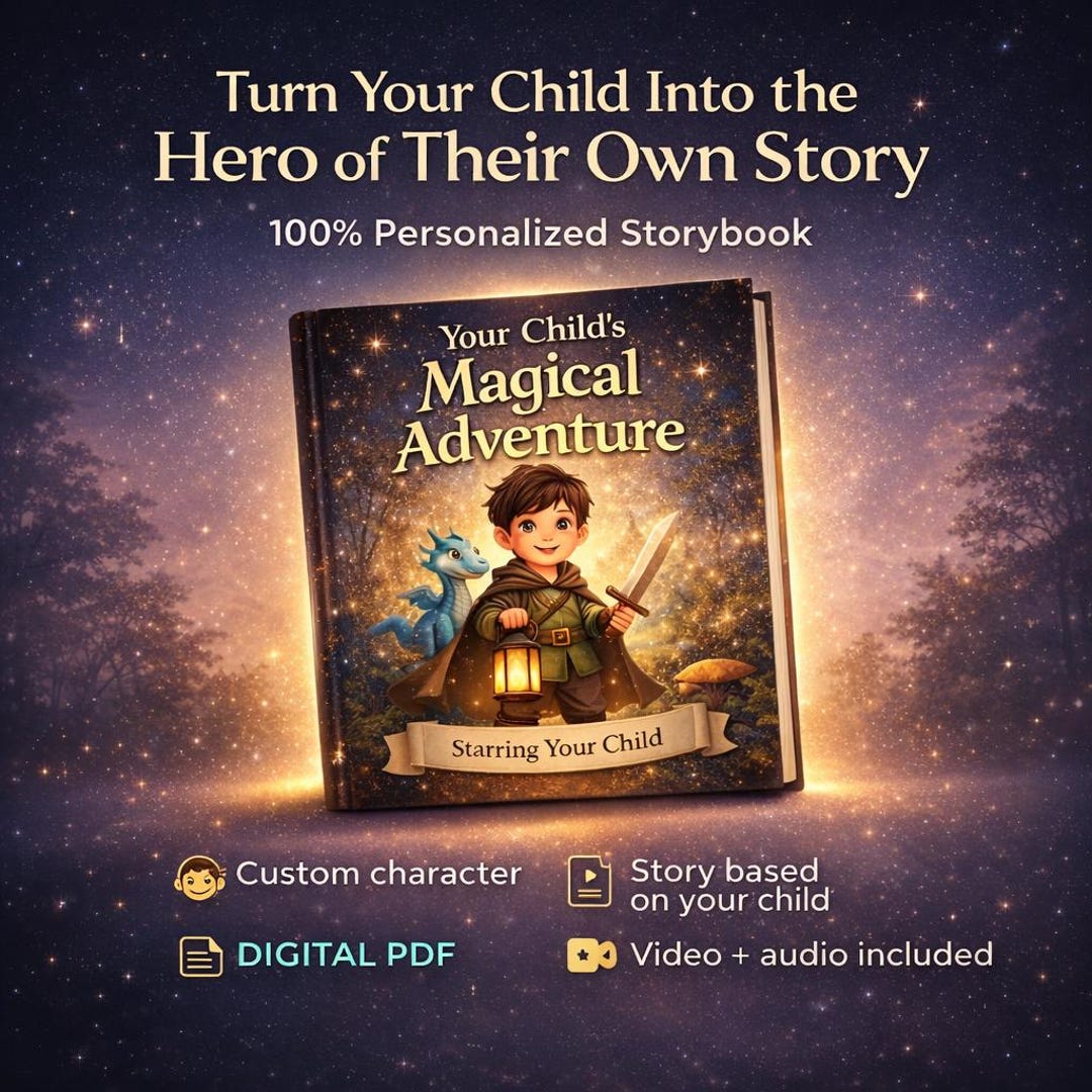 Personalized Childrens Book With Custom Illustration | Custom Storybook ...