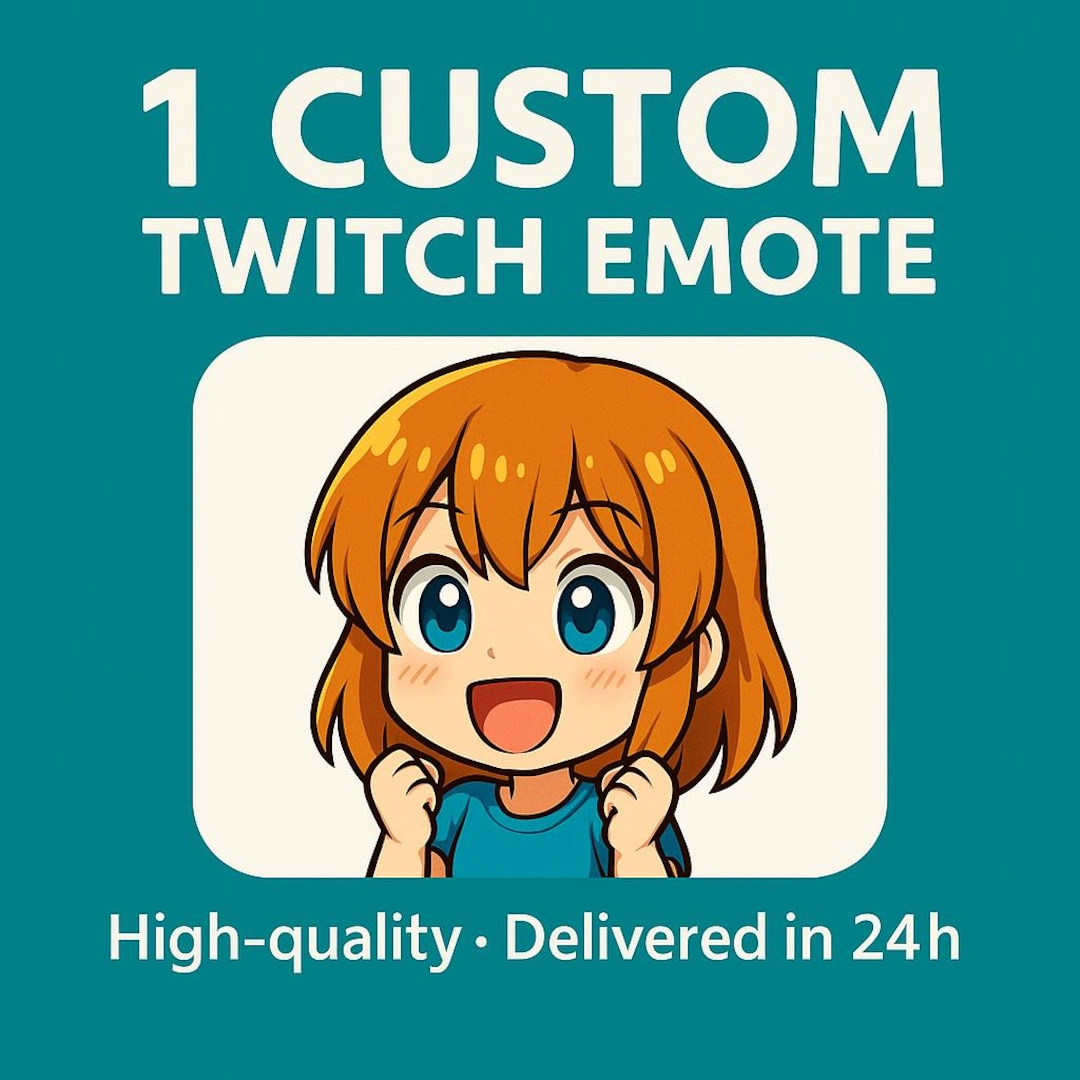 1 Custom Emote | Unique Designs for Your Stream, Twitch Emotes, Twitch ...