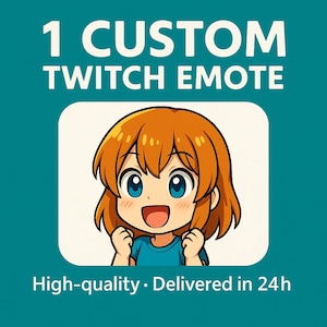 1 Custom Emote | Unique Designs for Your Stream, Twitch emotes, Twitch sub emotes, emotes Twitch, cute emotes, meme emotes, anime emotes